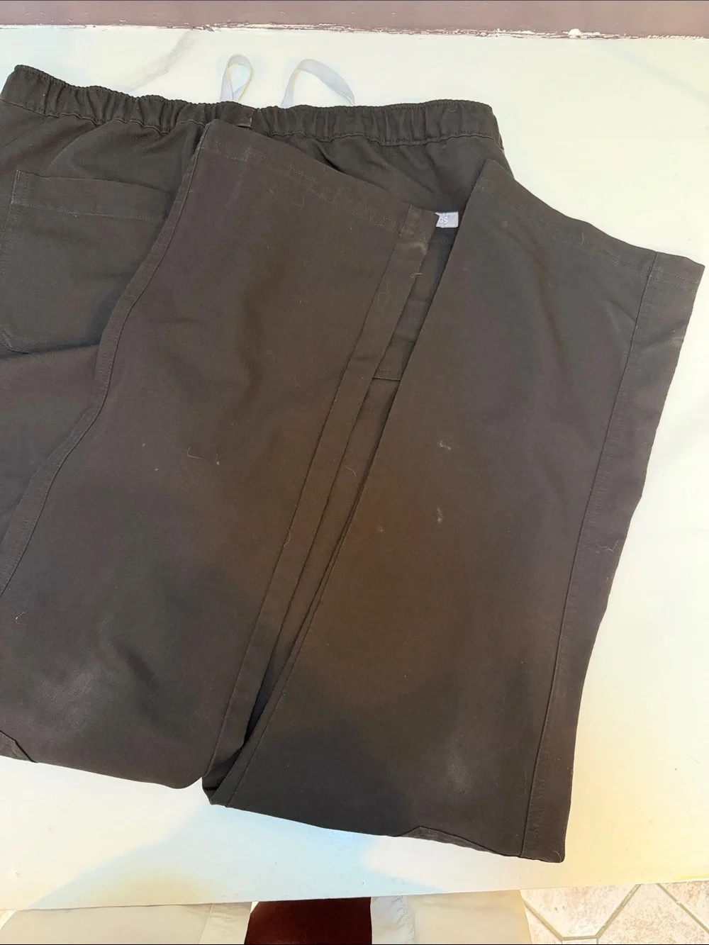 Men's Figs Cairo Straight Scrub Pant M Black